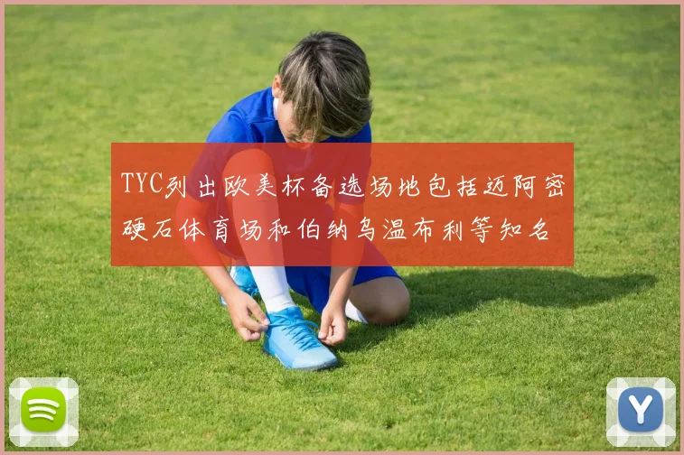 TYC列出欧美杯备选场地包括迈阿密硬石体育场和伯纳乌温布利等知名场馆