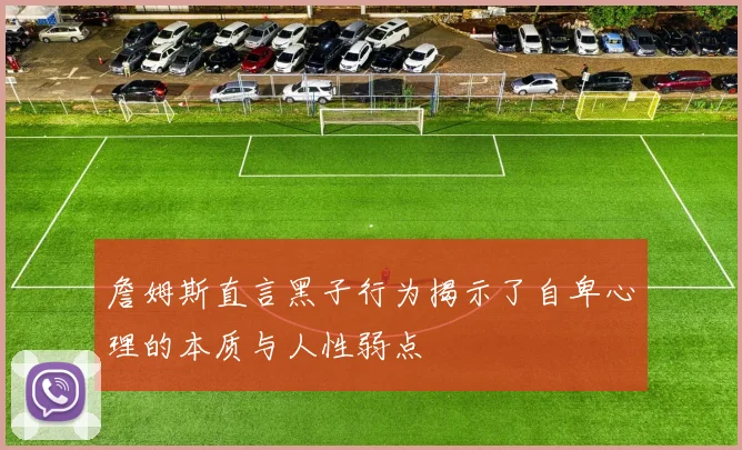 詹姆斯直言黑子行为揭示了自卑心理的本质与人性弱点